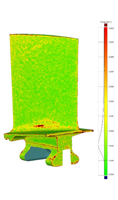 QM 0923 Test and Inspection Repeatability study example compressor blade