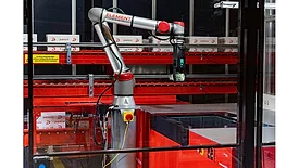 Adding machine learning with robotic pick-and-place or bin-picking system that recognizes and pick a much wider variety of parts, which may be of different shapes, sizes, colors, or materials.