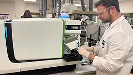Figure 1: ICP Mass Spectrometer used for chemistry testing of metal powders for additive manufacturing.