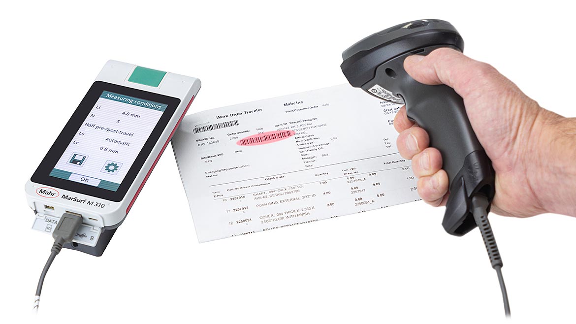 Scanning with a barcode scanner