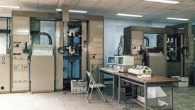Automated Testing Systems feature. Automated Tensile Testers ZwickRoell Circa 1988