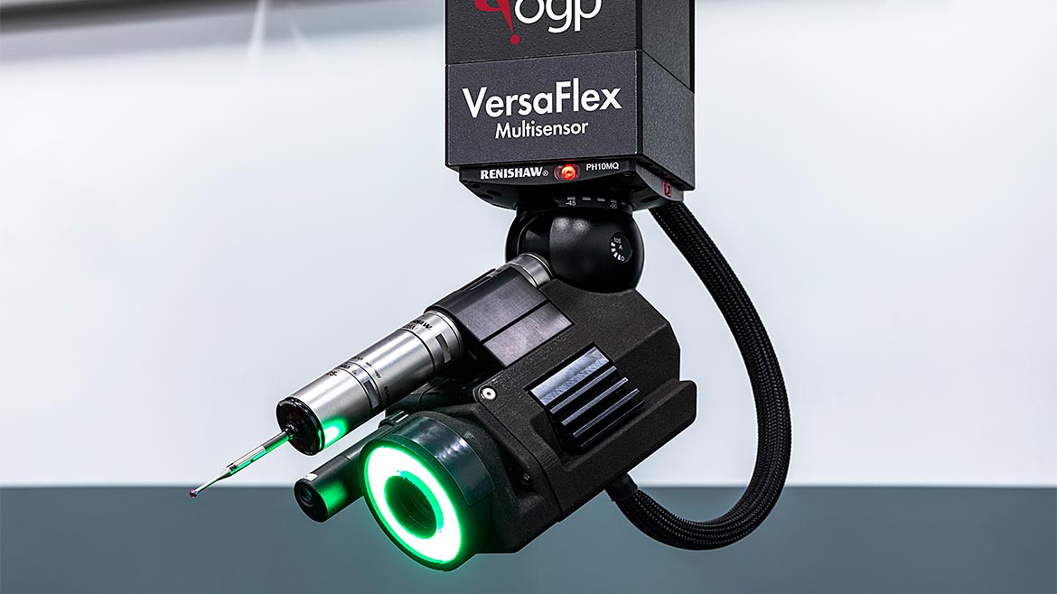 Multisensor Metrology Systems VersaFlex. Some multisensor CMM systems will allow optics, tactile, and laser probes to move around a part – perfect for large, heavy parts with detailed features.
