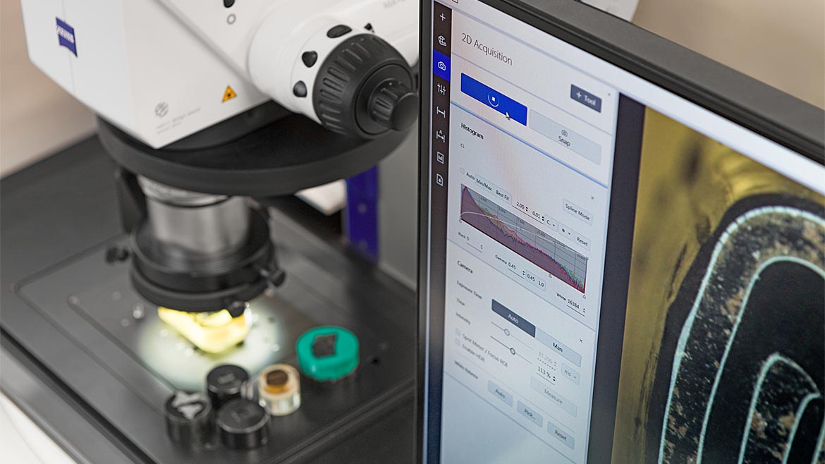 Software and Analysis Z ZEISS ZEN core materials laboratory image acquisition