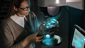 Test and Inspection D feature. EMCO-TEST DuraVision hardness tester, 0.3-3,000 kgf.
