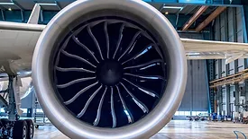 Engine of wide body aircraft.