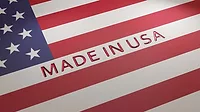US flag with a "Made in USA" lettering