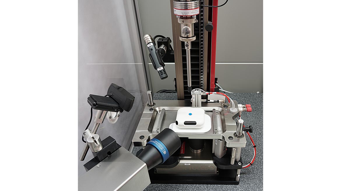Medical: ZwickRoell zwickiLine testing machine for OBDS testing technology with high-resolution measurement devices, cameras, and microphones that must be verified on a daily basis.