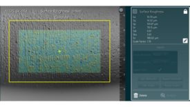 Figure 1: Surface roughness analysis of 6K Additive sample captured using GelSight Mobile