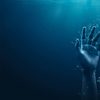 Drowning hand underwater