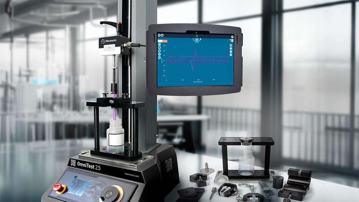 Syringe fill and expel cycle test with interchangeable fixtures ISO11040