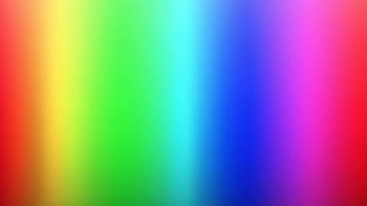 Vector color spectrum background, rainbow colors, palette of rgb colors, blurred colored illustration