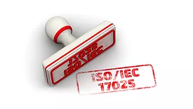 ISO/IEC 17025 stamp