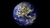 Parched earth with a black background Parched earth with a black background.