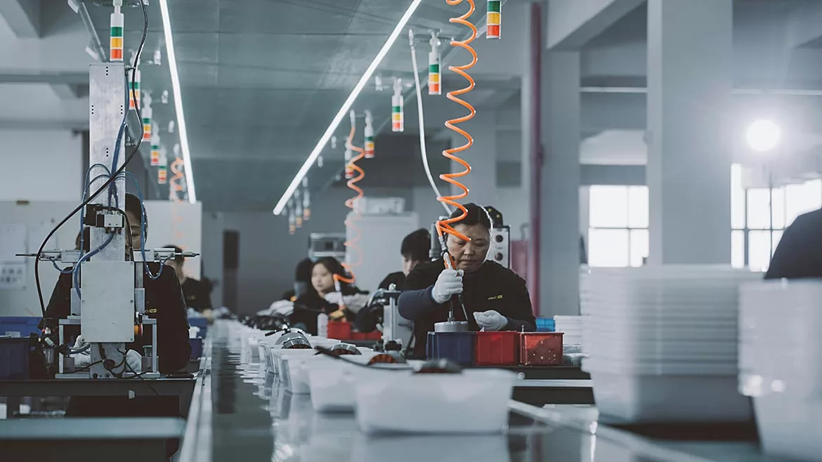 Factory workers