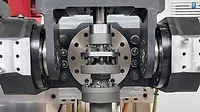 Close up of an AHP ball joint tester system.