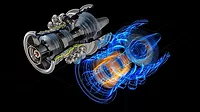Innovative 3D Turbine Engine Concept Integrates Physical and Digital Elements. Advanced Green Energy Technology and Engineering Concepts for Clean Future Innovative 3D Turbine Engine Concept Integrates Physical and Digital Elements. Advanced Green Energy Technology and Engineering Concepts for Clean Future