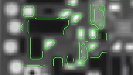 Shape-based matching in blurred image.