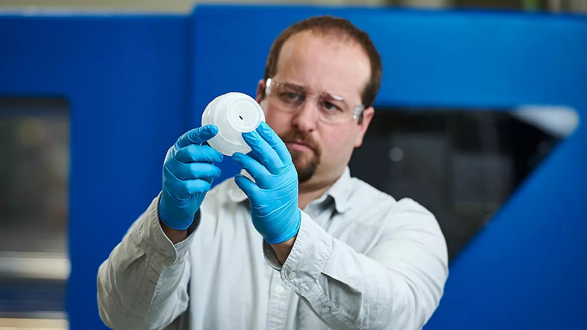 Quality inspection by medical device manufacturers.