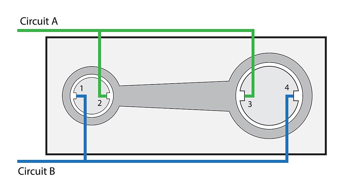 Figure 3: The nominal part on the gaging fixture.