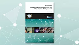 PCN24/GEN General requirements for qualification and PCN certification of NDT personnel Issue 1, January 2024 cover