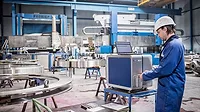 Hitachi OE750 QA/QC in action