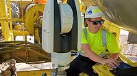 Laser Tracker for Crane Inspection