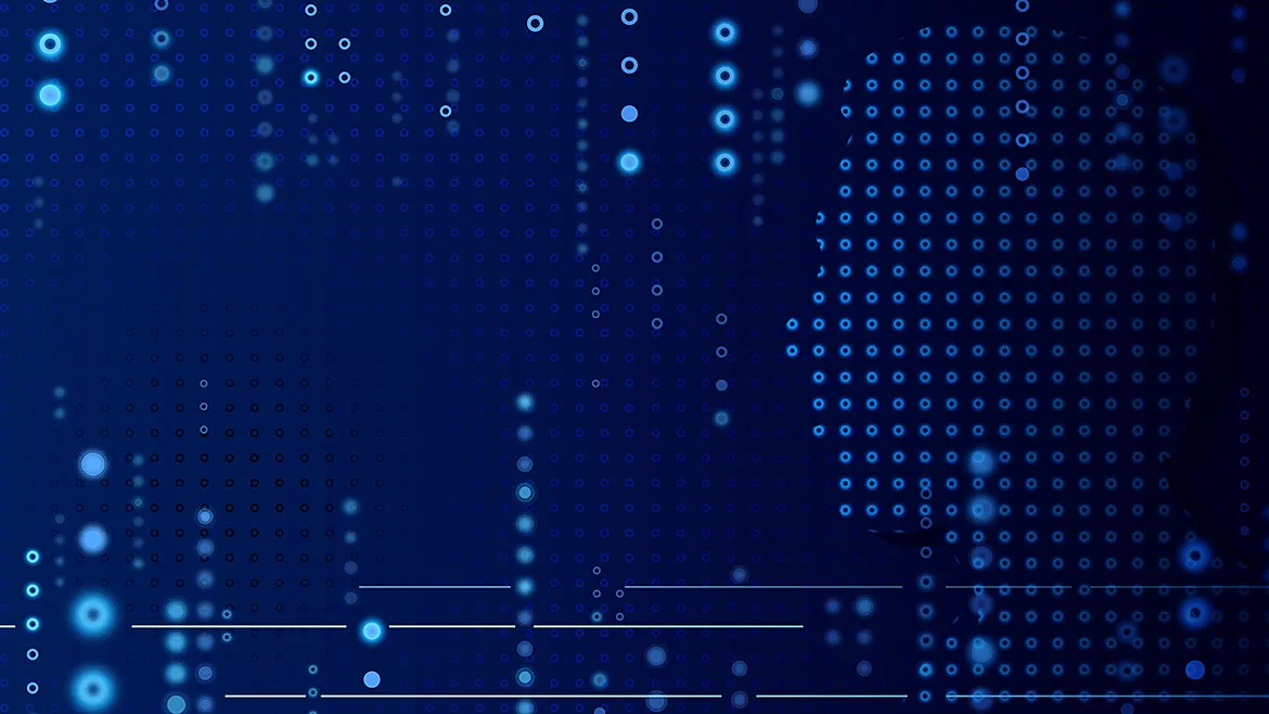 3d futuristic digital banner illustration - Concept of a digital twin in the metaverse.