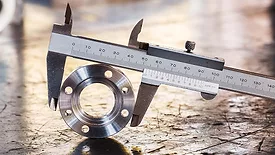 Vernier caliper measurement