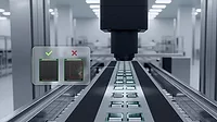 an internal view of an Automated Optical Inspection (AOI) system