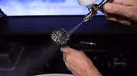 Airbrush for challenging scanning work Airbrush for challenging scanning work.