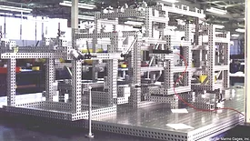 a modular fixturing system made from aluminum profiles