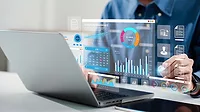 a screenshot of a financial analytics dashboard