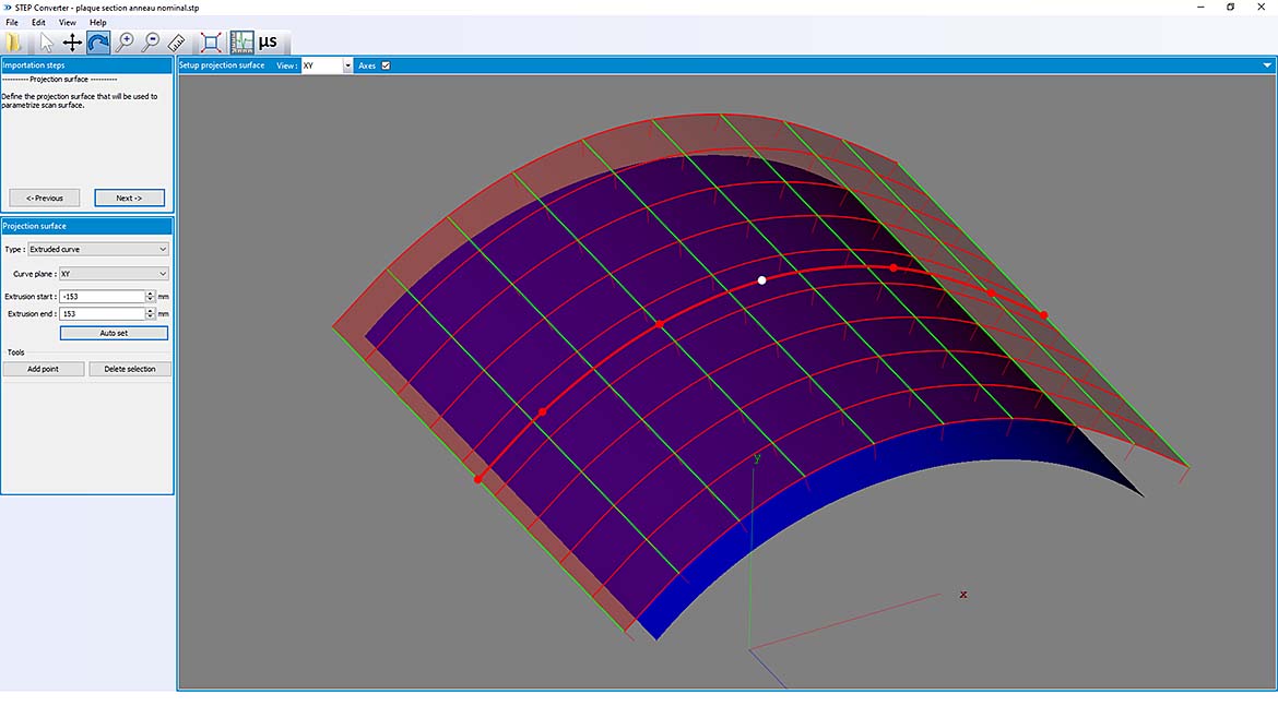 The image displays a user interface for 3D modeling software