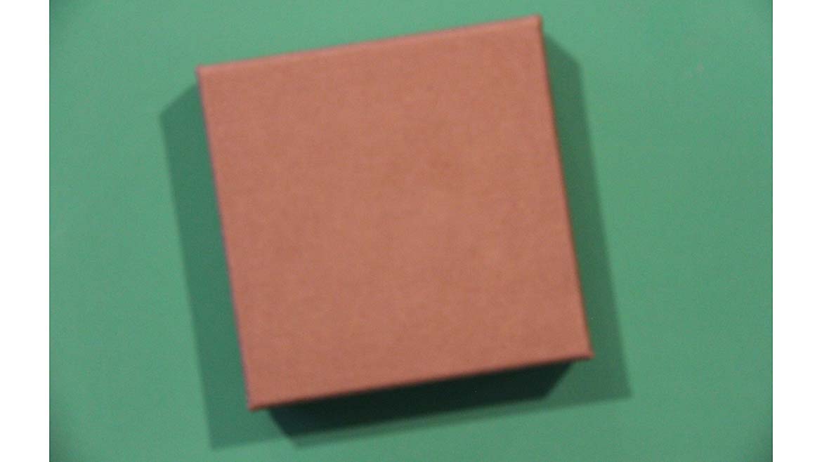 box on green background