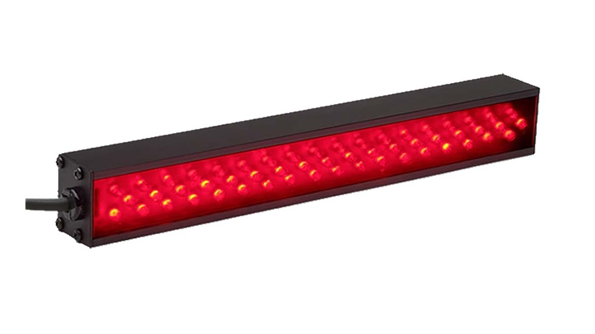 This is an LED bar light for stage or machine vision applications