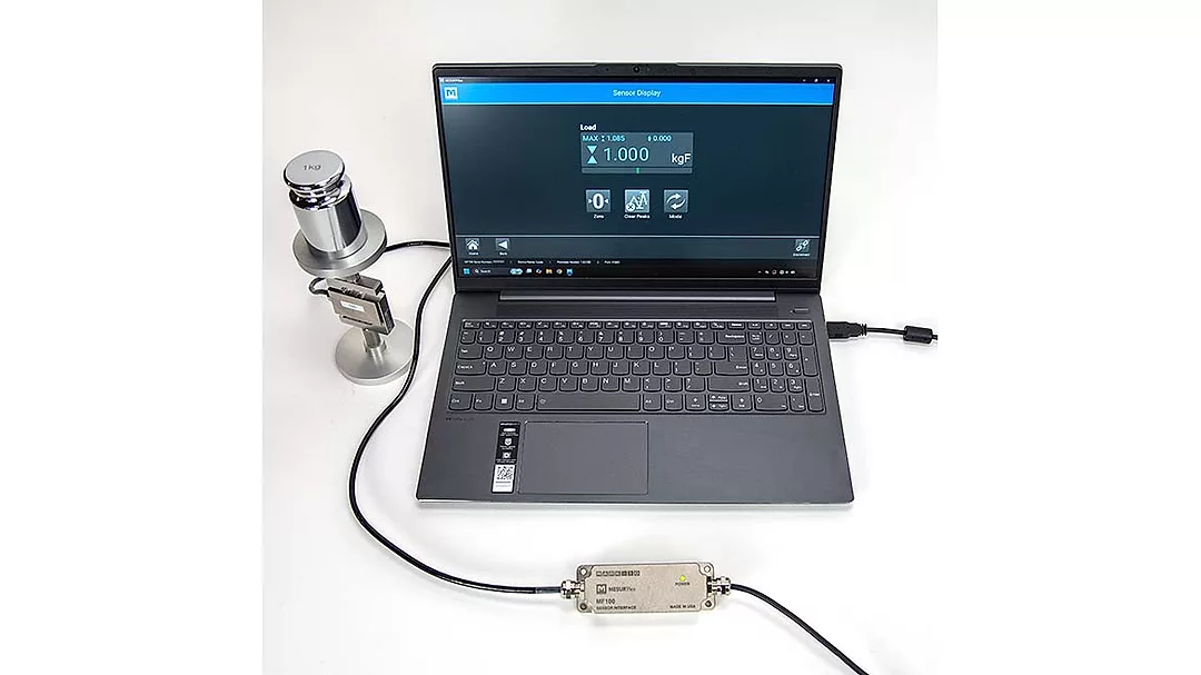 An illustration of a load being transmitted to a PC 