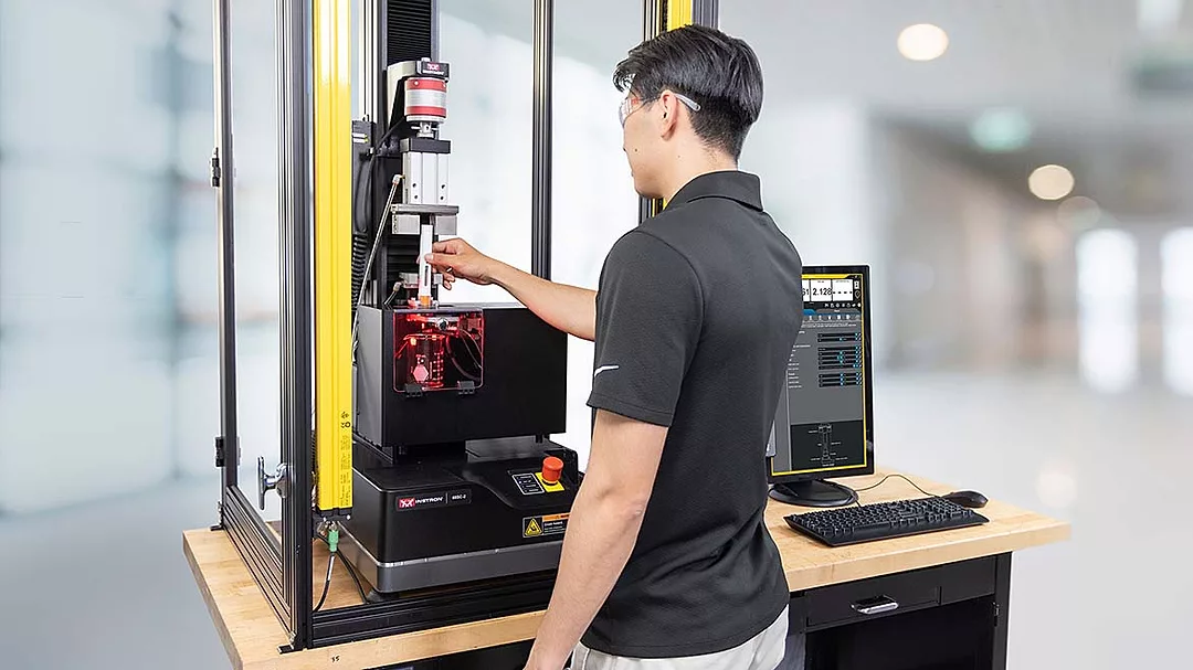 Instron autoinjector testing system