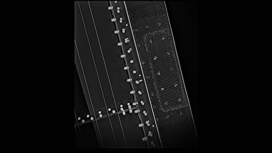 The image appears to be a Gittler guitar, a highly minimalist electric guitar known for its unique construction.
