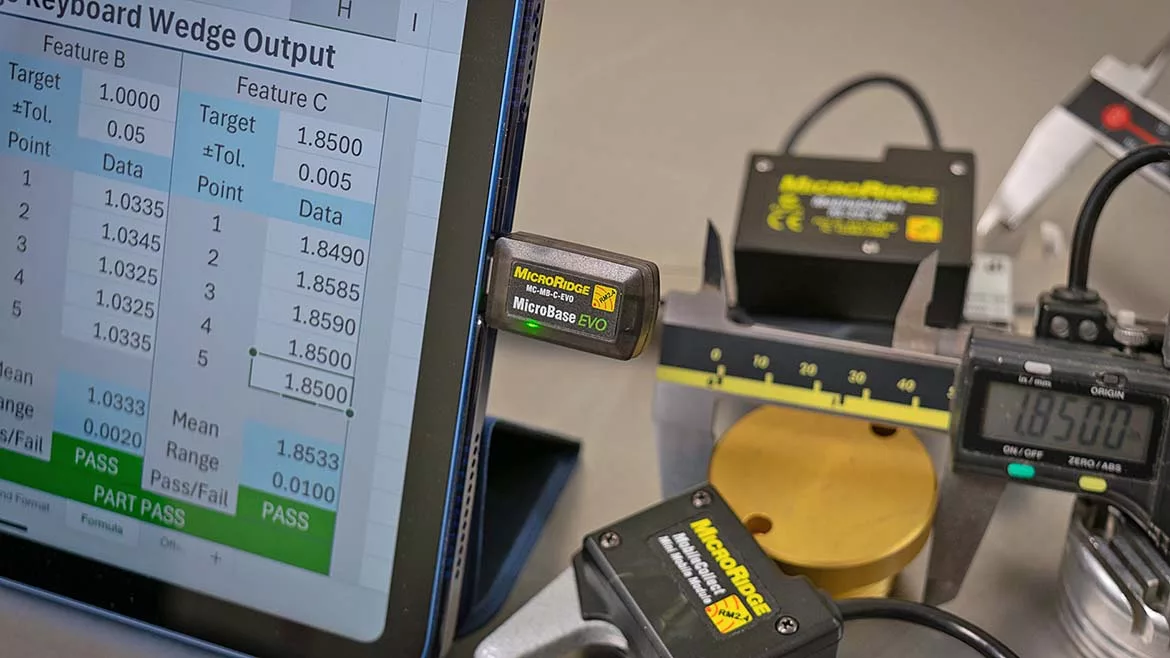 MicroRidge MobileCollect wireless measurement system