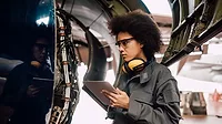 a professional in the aviation field performing maintenance, repair, and overhaul (MRO) work
