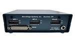 This is a MicroRidge Systems GageMux RS232 gage interface for connecting multiple measurement tools to a computer.