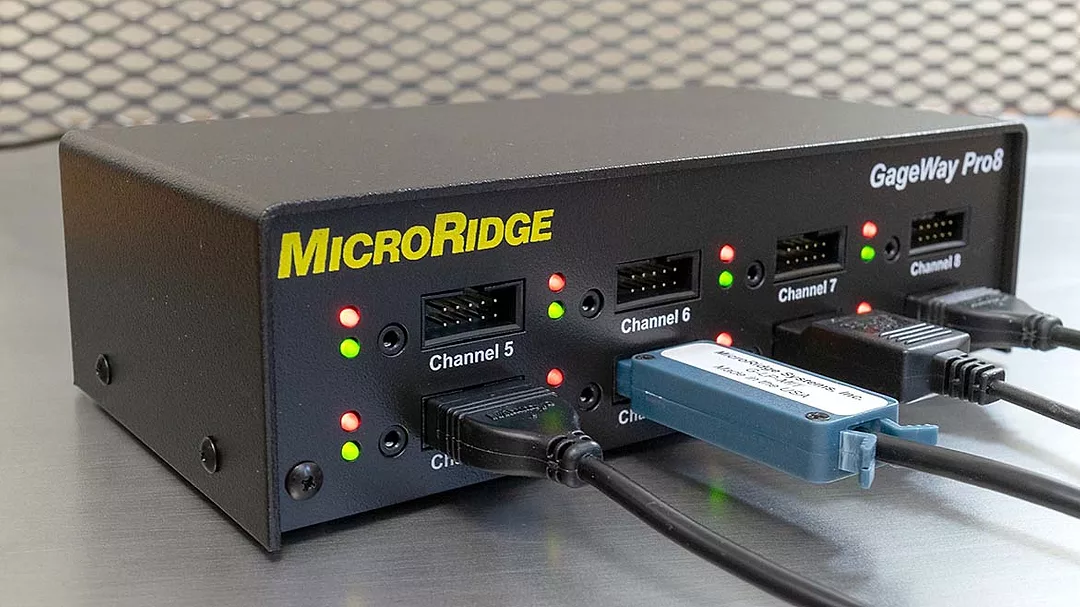 This device is a MicroRidge GageWay Pro8 interface box.