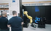 ZEISS ScanBox 5130, a specialized 3D measuring machine used for automated inspection and digitization ZEISS ScanBox 5130, a specialized 3D measuring machine used for automated inspection and digitization