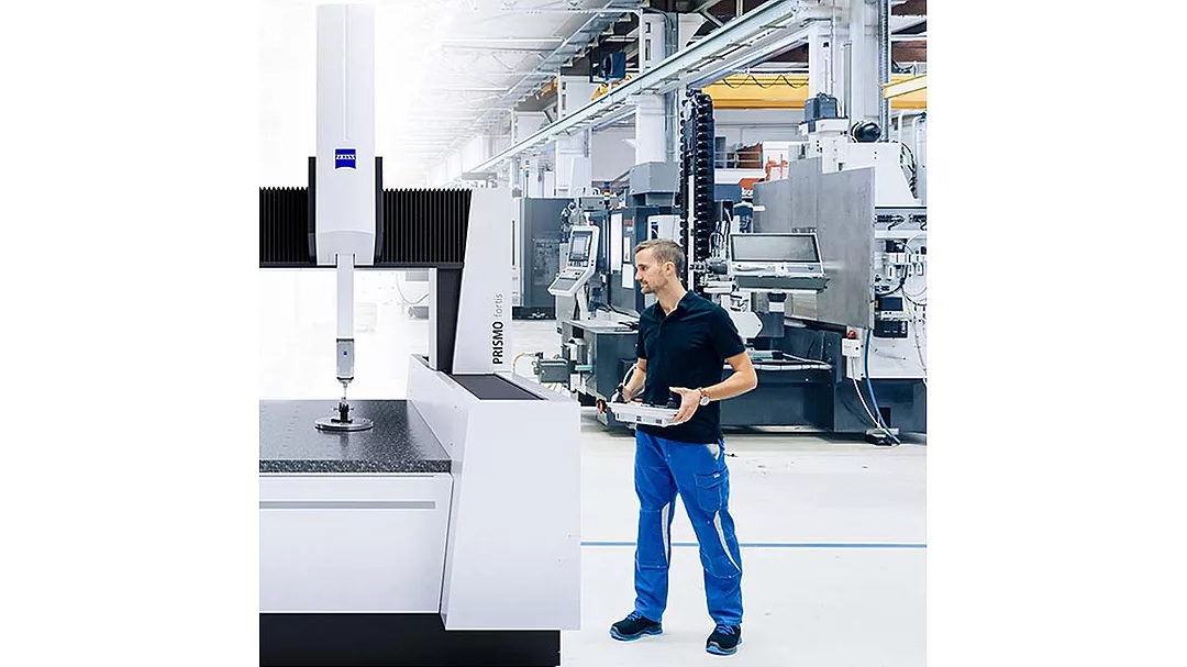 the ZEISS PRISMO fortis, a coordinate measuring machine designed specifically for precision measurements directly within production environments