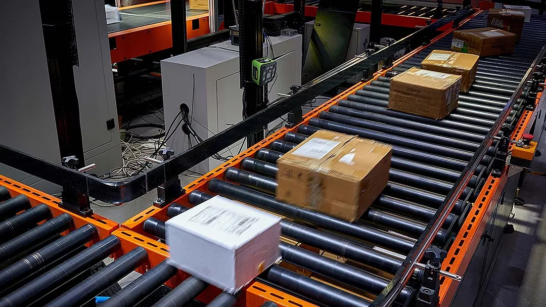 a conveyor belt system