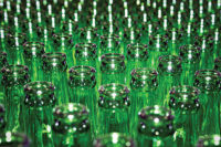 green bottles quality optical inspection