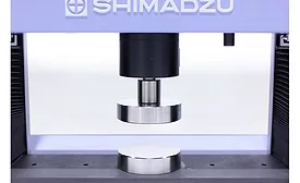 compressive testing with Shimadzu