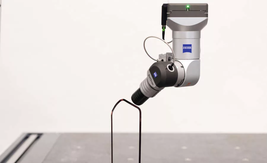 Electric motor hairpins dimension coating quality inspection