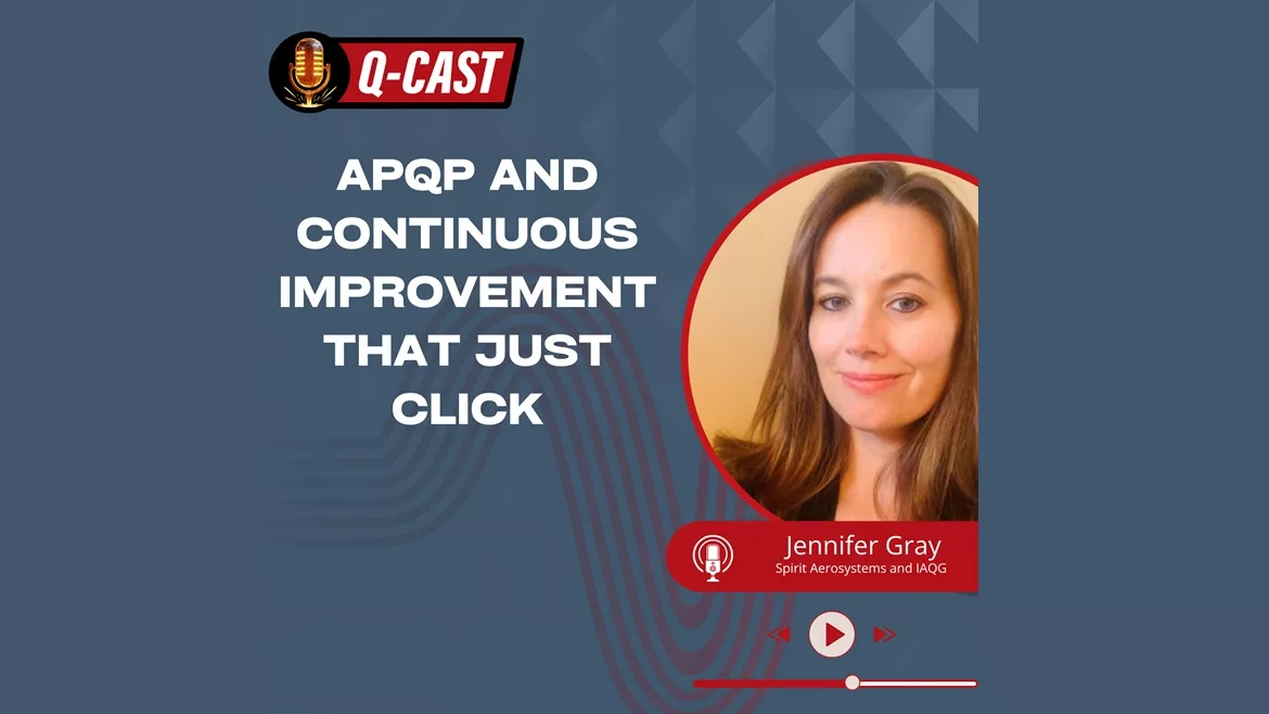 Q-Cast with Jennifer Gray podcast article feature image.