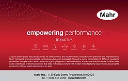Dimensional Measurement Solutions from Mahr Inc.